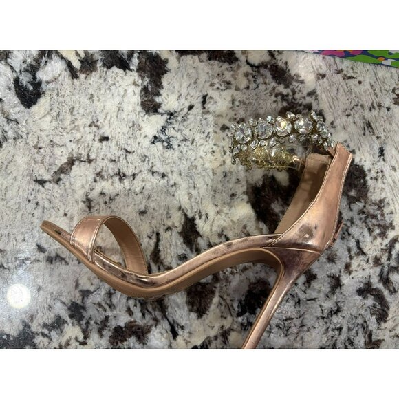 Shoe‎ Republic LA Brittany Rose Gold Heels Size 8 Boxed - Picture 11 of 16